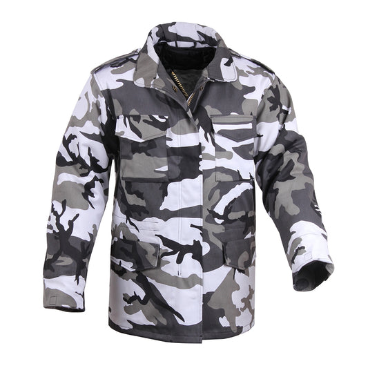Men's Rothco Urban Camo M-65 Field Jacket-Camouflage Jacket-Premium Leather Store