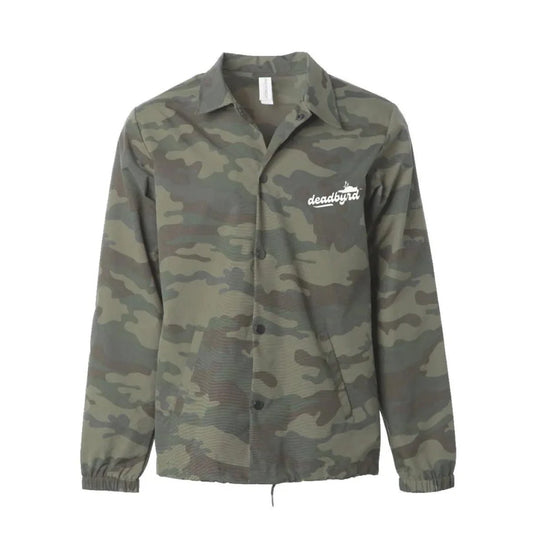 Men's Resistant Camo Windbreaker Coaches Jacket-Camouflage Jacket-Premium Leather Store
