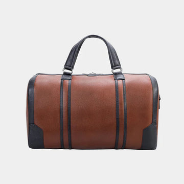 The Two Tone Leather Duffle Bag-Leather Duffle bags-Premium Leather Store