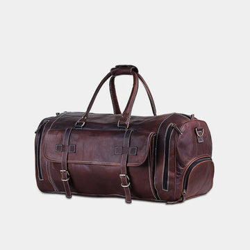 The Borsone Leather Duffle Bag-Leather Duffle bags-Premium Leather Store