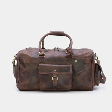 The Weekender Leather Duffle Bag-Leather Duffle bags-Premium Leather Store