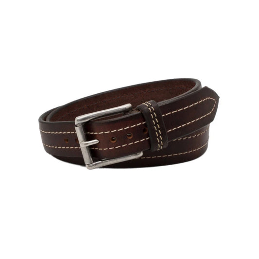 Men's Reddish Dutton Leather Belt-Men Leather Belts-Premium Leather Store