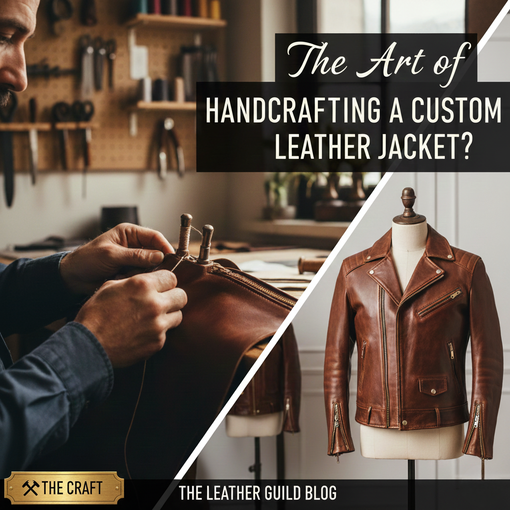 The Art of Handcrafting a Custom Leather Jacket: Create Yours