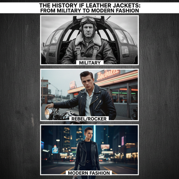 The History of Leather Jackets: From Military to Modern Fashion