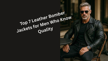 Top 7 Leather Bomber Jackets for Men Who Know Quality