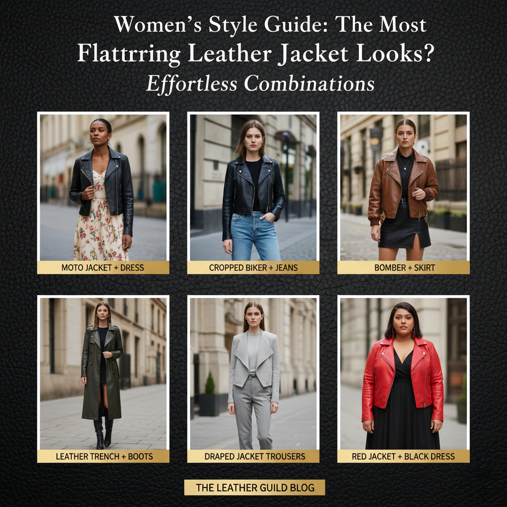 Women’s Style Guide: The Most Flattering Leather Jacket Looks