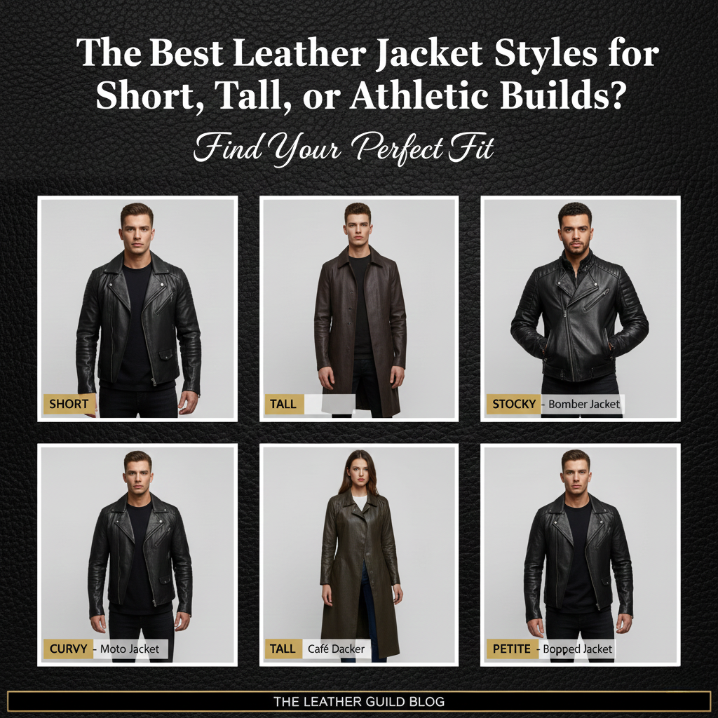 The Best Leather Jacket Styles for Short, Tall, or Athletic Builds