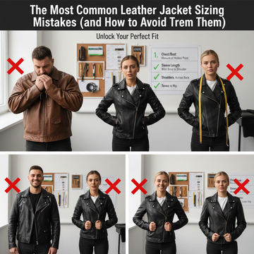 The Most Common Leather Jacket Sizing Mistakes (and How to Avoid Them)