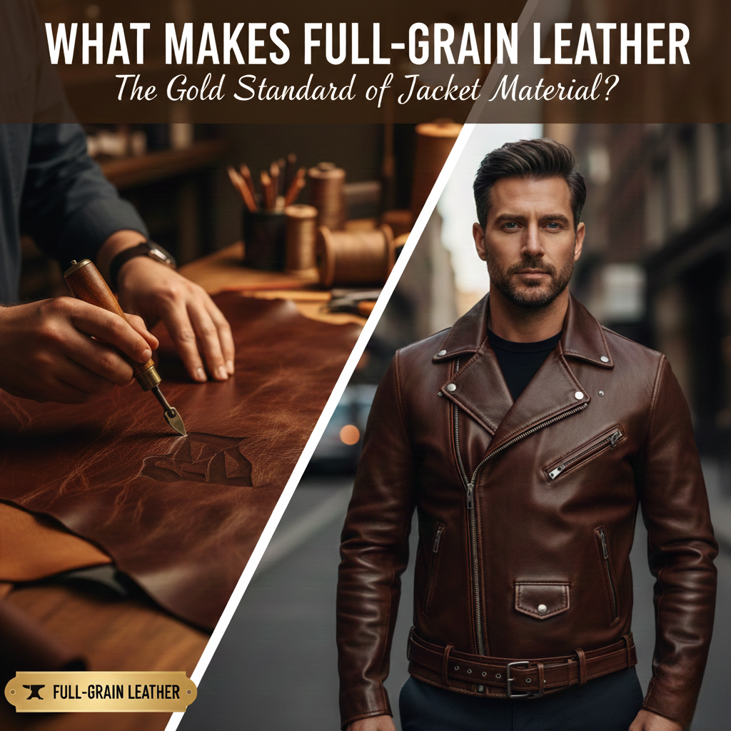 What Makes Full-Grain Leather the Gold Standard of Jacket Material?