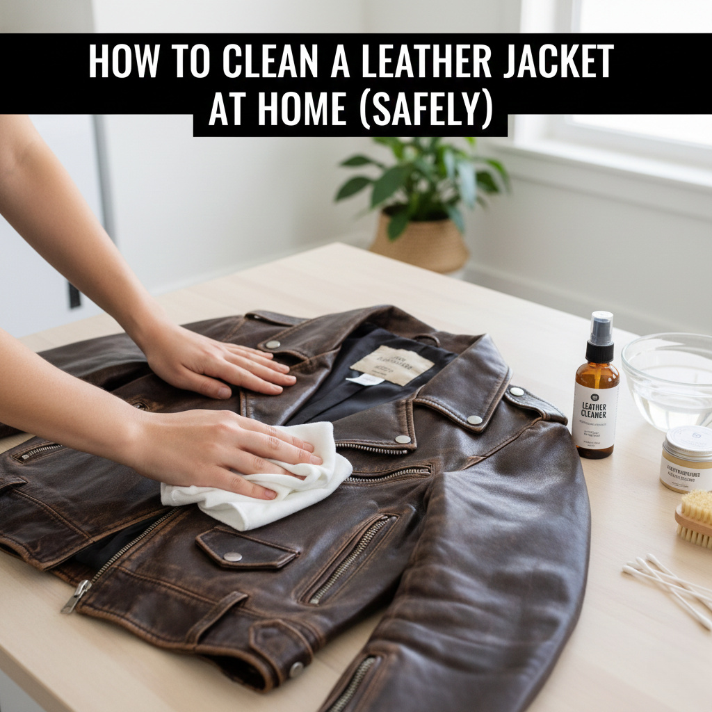 How to Clean a Leather Jacket at Home (Safely)