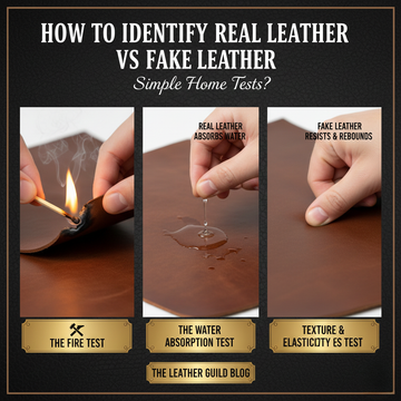 How to Identify Real Leather vs. Fake Leather: Simple Home Tests
