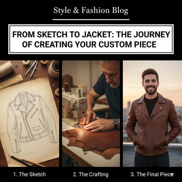 From Sketch to Jacket: Creating Your Custom Leather Piece