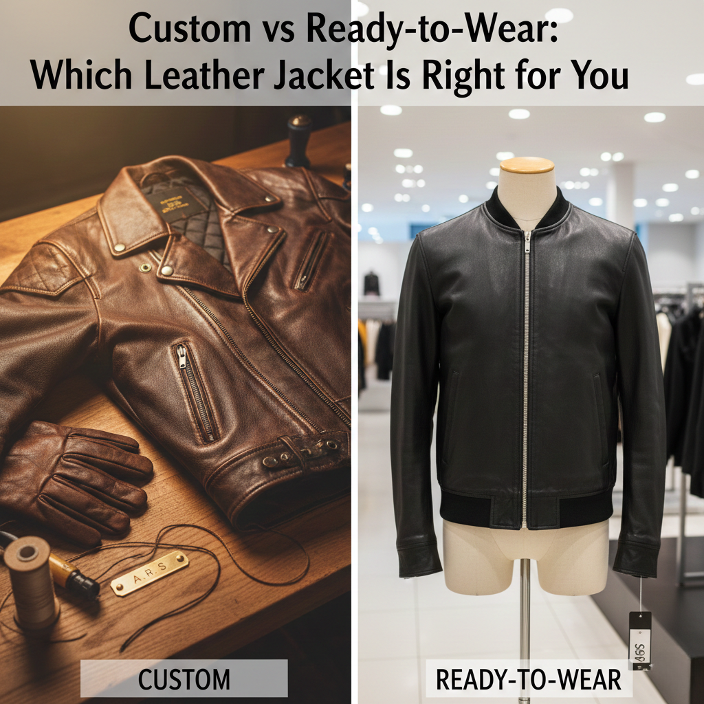 Custom vs Ready-to-Wear Leather Jackets: Which is Right for You?