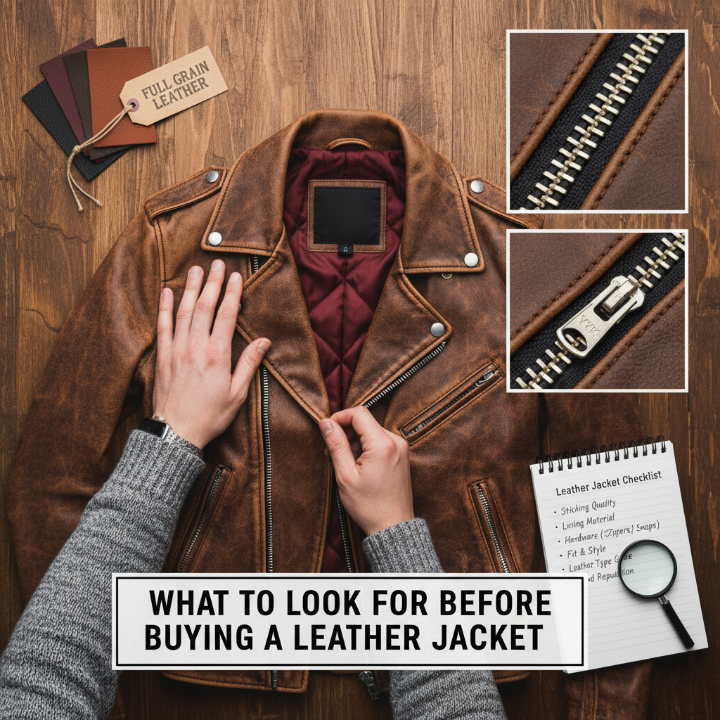 What to Look for Before Buying a Leather Jacket