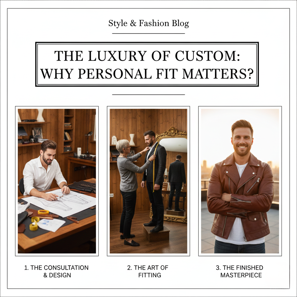 The Luxury of Custom Leather Jackets: Why Fit Matters