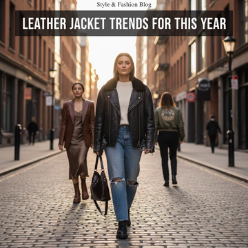 Leather Jacket Trends for This Year | Bomber Jackets