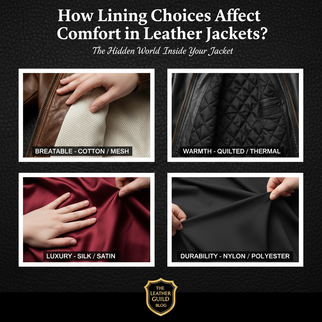 How Lining Choices Affect Comfort in Leather Jackets