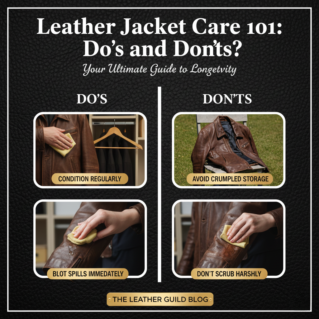 Leather Jacket Care 101: Do’s and Don’ts