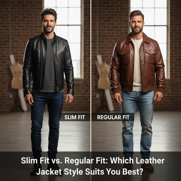 Slim Fit vs. Regular Fit: Which Leather Jacket Style Suits You Best?