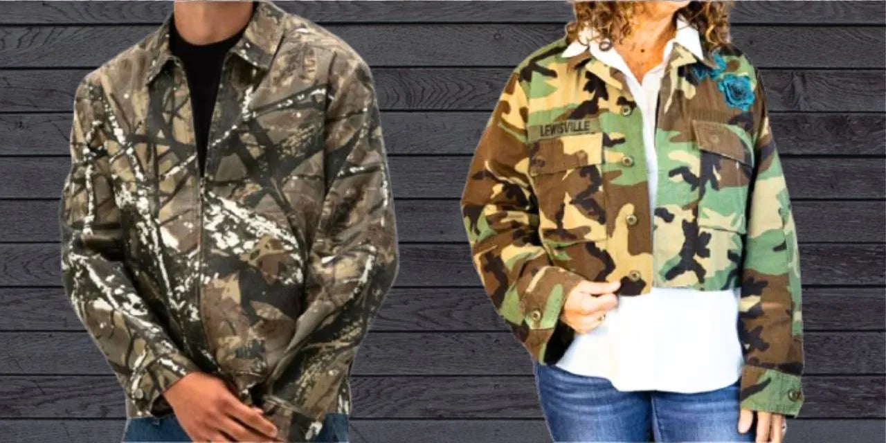 men vs women camo jackets