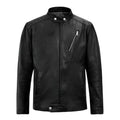 Men's Black Zephyr Leather Jacket-Leather Jackets-Premium Leather Store
