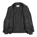 Men's Black Mirage Bomber Leather Jacket-Men's Bomber Jacket-Premium Leather Store