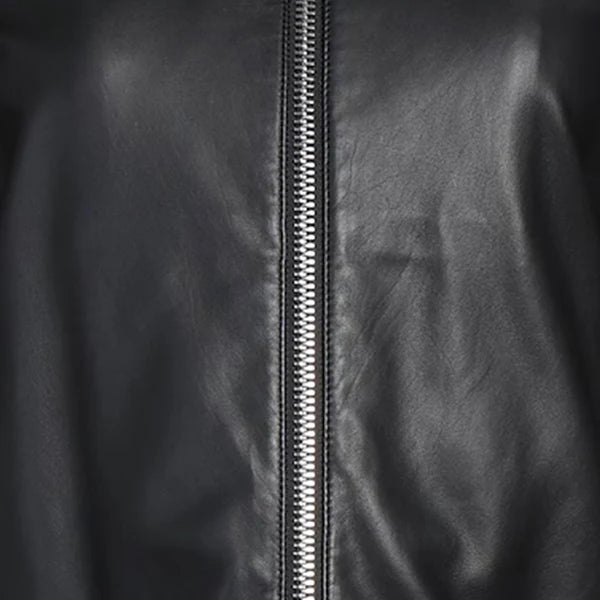 Women's Dondup Biker Leather Jacket-Women Biker Jacket-Premium Leather Store