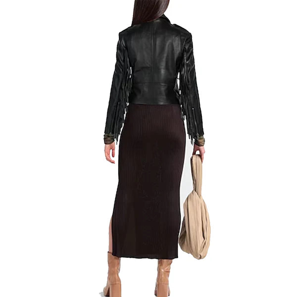 Women's Muba Biker Leather Jacket-Women Biker Jacket-Premium Leather Store