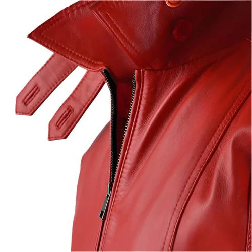 Men's Horizon Red Bomber Leather Jacket-Men's Bomber Jacket-Premium Leather Store