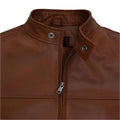 Men's Brown Oblivion Leather Jacket-Leather Jackets-Premium Leather Store