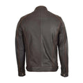 Men's Brown Ethan Classic Biker Leather Jacket-Men's Biker Jackets-Premium Leather Store