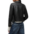Women's Black Dalby Moto Leather Jacket-Women Biker Jacket-Premium Leather Store