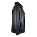 Black Alex's Shearling Driving Real Leather Coat-Men Leather Coat-Premium Leather Store