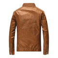 Men's Brown Vendetta Motorcycle Leather Jacket-Men's Biker Jackets-Premium Leather Store