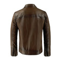 Men's Vintage Brown Phonics Leather Jacket-Leather Jackets-Premium Leather Store