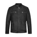 Men's Black Mirage Leather Jacket-Leather Jackets-Premium Leather Store