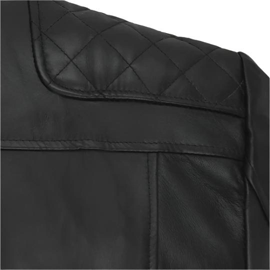 Men's Black Mirage Leather Jacket-Leather Jackets-Premium Leather Store