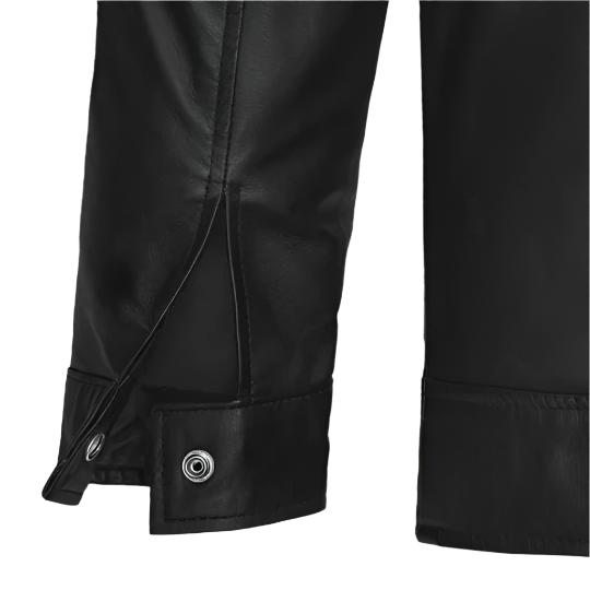 Men's Black Mirage Leather Jacket-Leather Jackets-Premium Leather Store