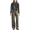 Women's Black Express Bomber Leather Jacket-Women Bomber Jacket-Premium Leather Store