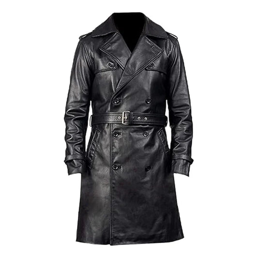 Black Blazer Style Archives Genuine Leather Coat-Men Leather Coat-Premium Leather Store
