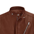 Men's Brown Eclipse Leather Jacket-Leather Jackets-Premium Leather Store