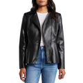 Women's Peplum Moto Leather Jacket-Women Leather Jacket-Premium Leather Store