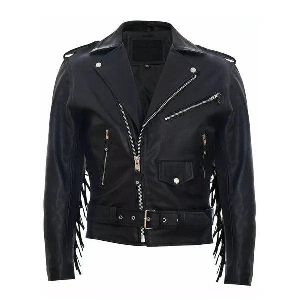 Women's Mighty Company Biker Leather Jacket-Women Biker Jacket-Premium Leather Store