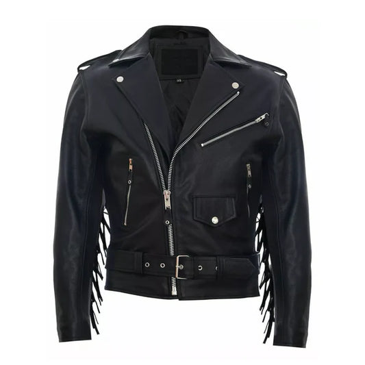 Women's Mighty Company Biker Leather Jacket-Women Biker Jacket-Premium Leather Store