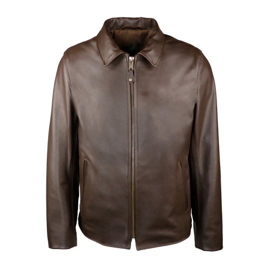 Men's Brown Rebel Biker Leather Jacket-Men's Biker Jackets-Premium Leather Store