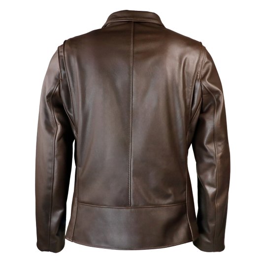 Men's Brown Rebel Biker Leather Jacket-Men's Biker Jackets-Premium Leather Store