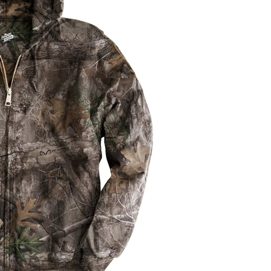 Men's Laramie Canvas Hooded Jacket-Camouflage Jacket-Premium Leather Store