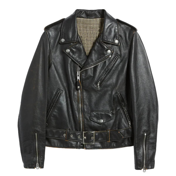 Women's Black Asymmetric Moto Leather Jacket-Women Biker Jacket-Premium Leather Store