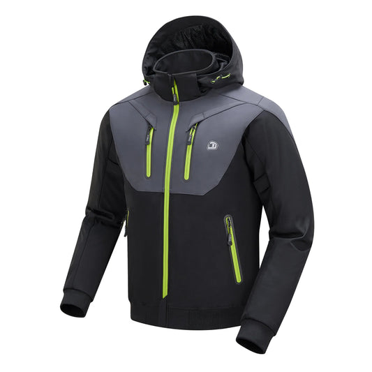 Men's Winter CE Armored Waterproof Motorcycle Jacket-Armor Jacket-Premium Leather Store