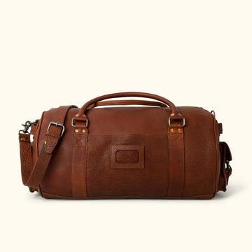 Travel Ryder Reserve Bison Leather Duffle Bag-Leather Duffle bags-Premium Leather Store